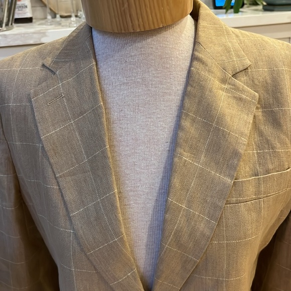 EUC Lauren Ralph Lauren 100% linen oversize style vintage lined blazer - Picture 2 of 8